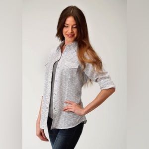 Cowgirl Roper Womens Long Sleeve Snap Shirt